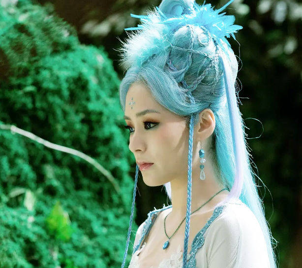 张萌|染发最美的6大古装女神,刘诗诗第4,赵丽颖第3,第一美若天仙