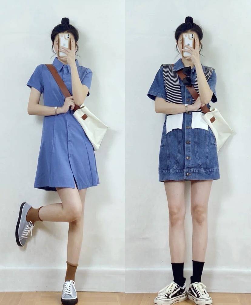 身材|今夏火了“少女感”穿搭款式,T恤+短裤,减龄还好看