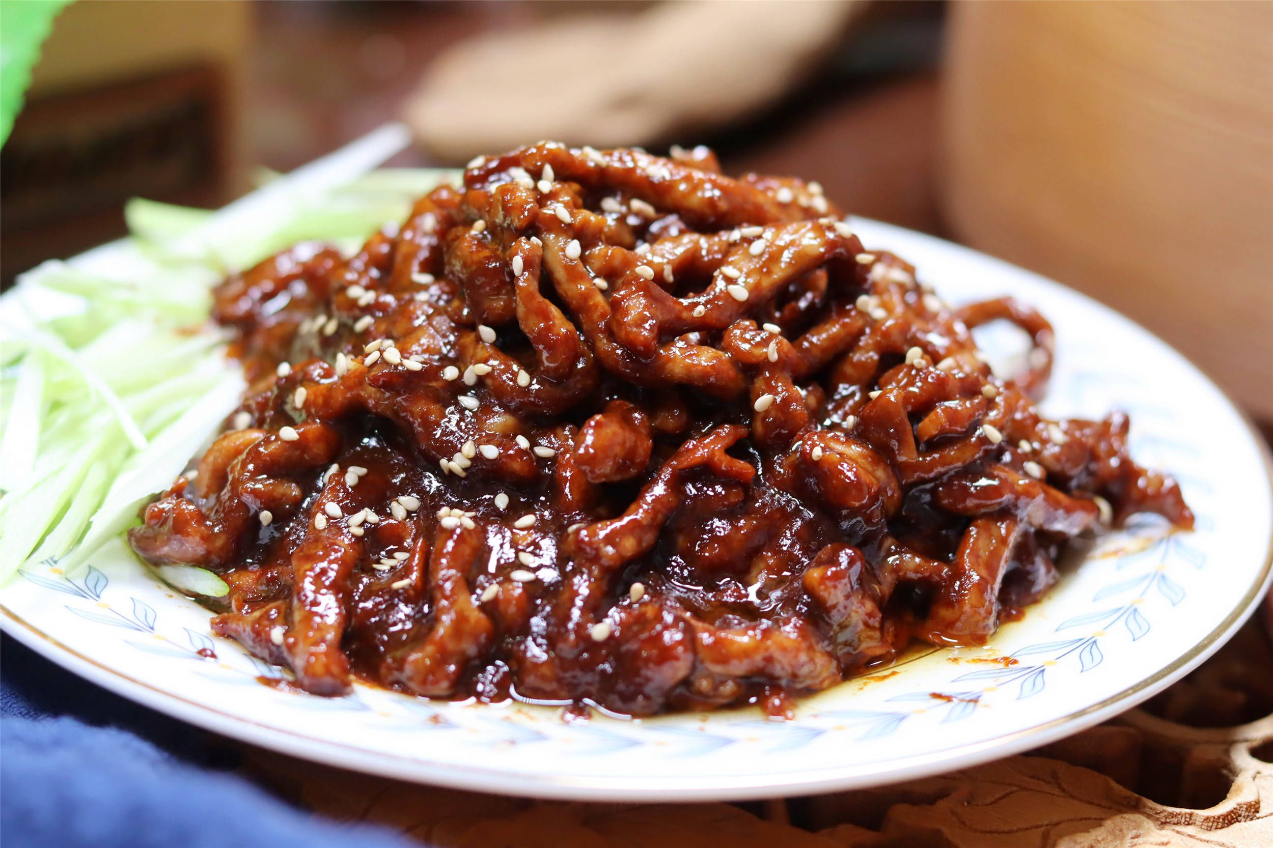 10、京酱肉丝