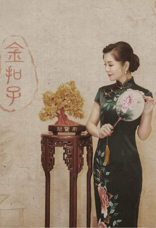 扣子|济南旗袍 不一样的金扣子 不缺婀娜与风情