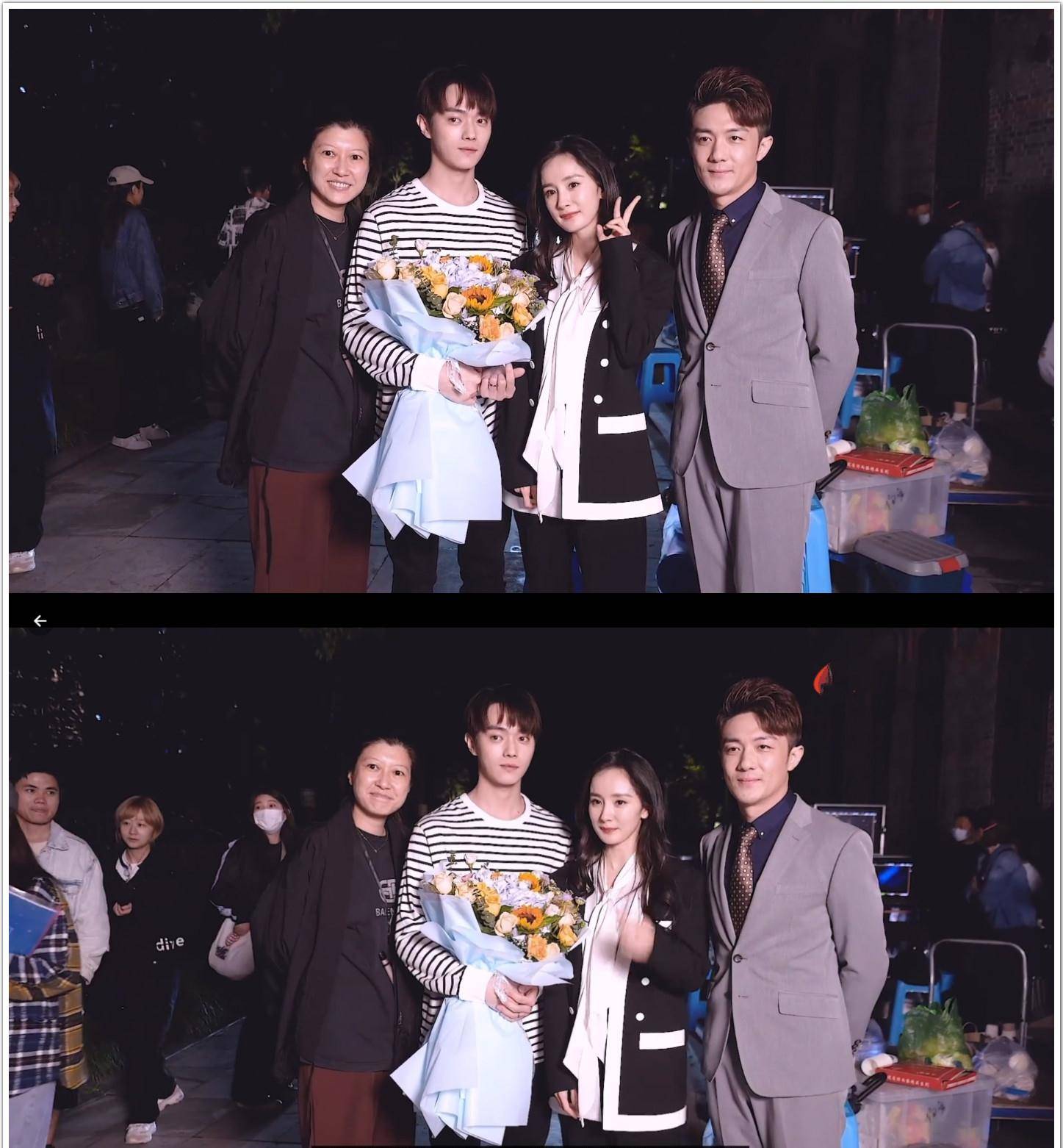 服装|杨幂真的好勇敢啊，和小9岁的许凯演情侣，看照片还挺有cp感