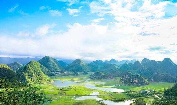 云南小众旅游地，被称世外桃源，有世间罕见的喀斯特山水田园风光