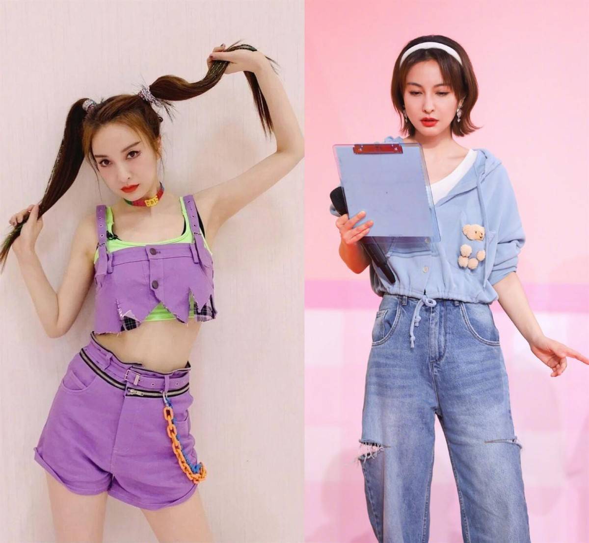 小姑娘|吴昕都38岁了,仍爱走“小姑娘路线”,穿短裙减龄又俏皮