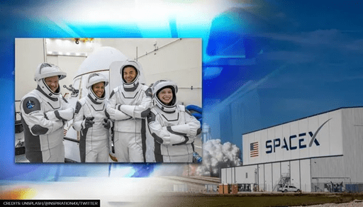 全体|SpaceX 全体平民船员从太空呼叫汤姆克鲁斯