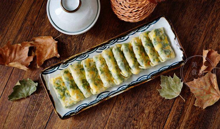盒子|韭菜盒子新做法,不和面不揉面,煎2分钟出锅,外焦里嫩皮薄馅大