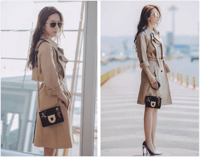 大地|刘亦菲真看得起自己，穿显胖衣服出门逛街买奢侈品，越来越接地气