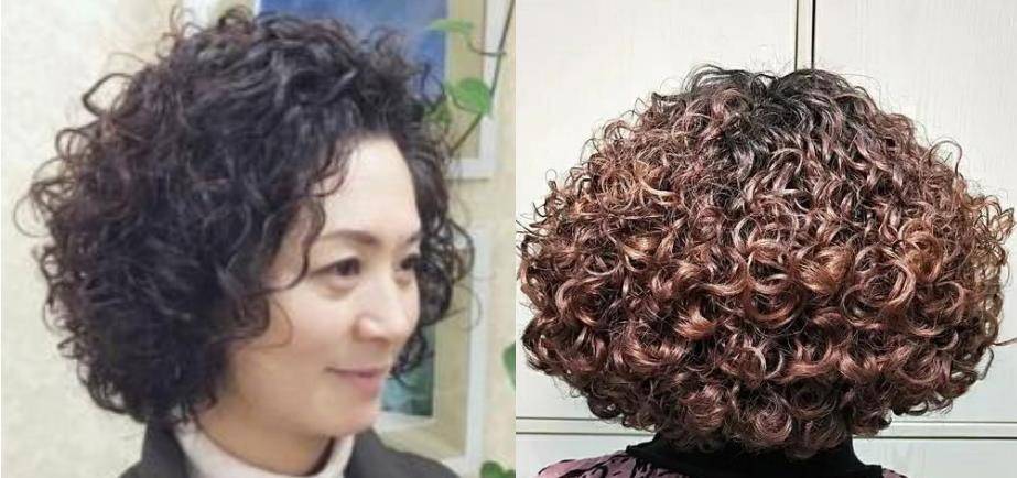 卷发|谁说老年人只能烫小卷？这几种大卷发型时髦减龄，也非常适合老人