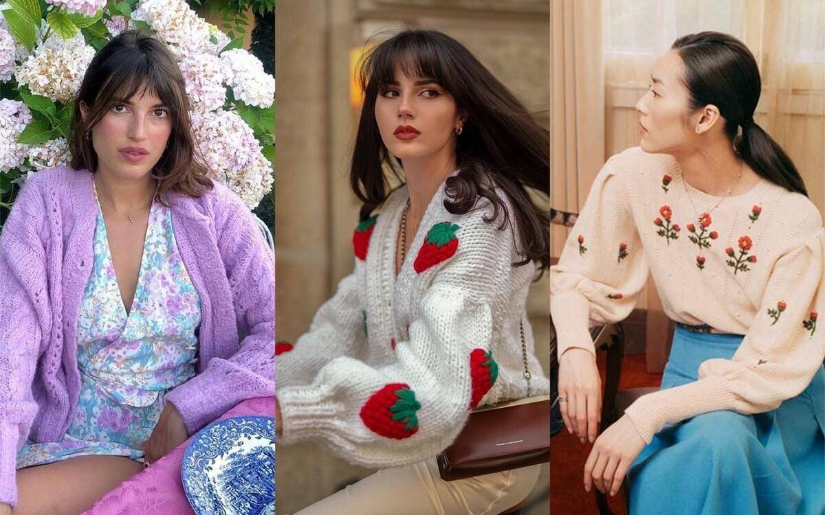 毛衣|秋天适合穿针织毛衣，温柔知性的针织毛衣让人无法拒绝，快来试试