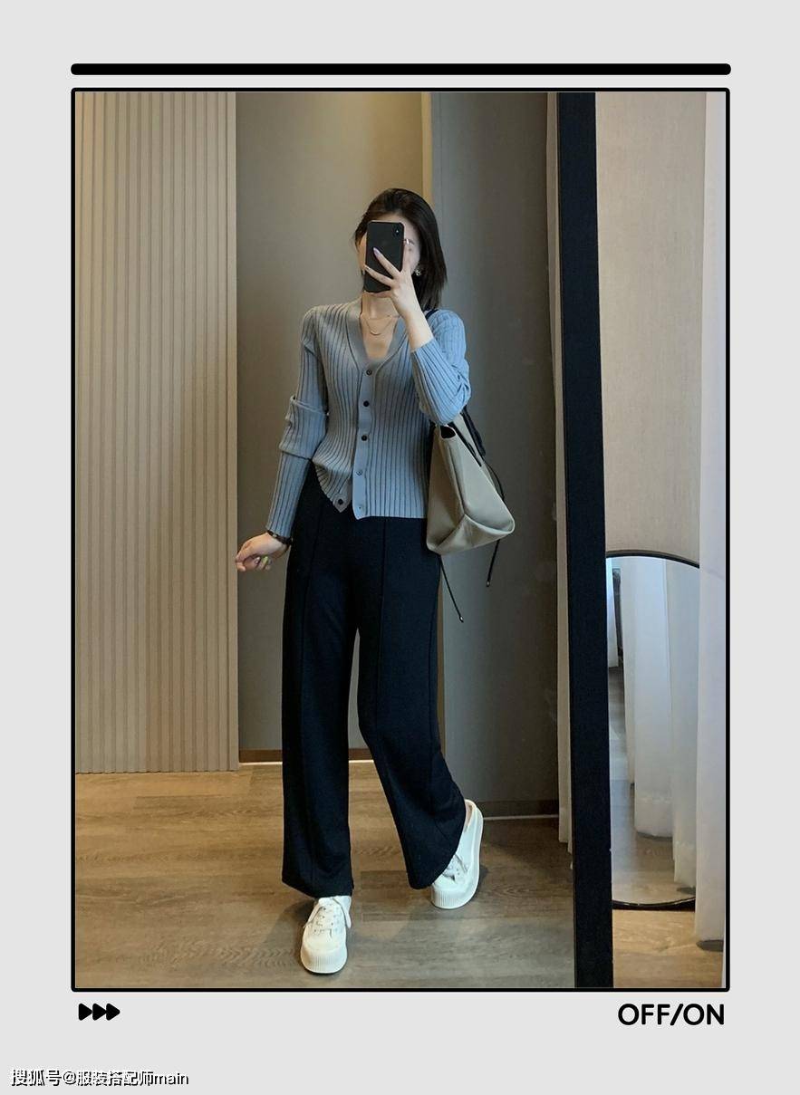 帆布鞋|秋天一定要穿的“奶奶衫+裤子”，我选出了最美的13套