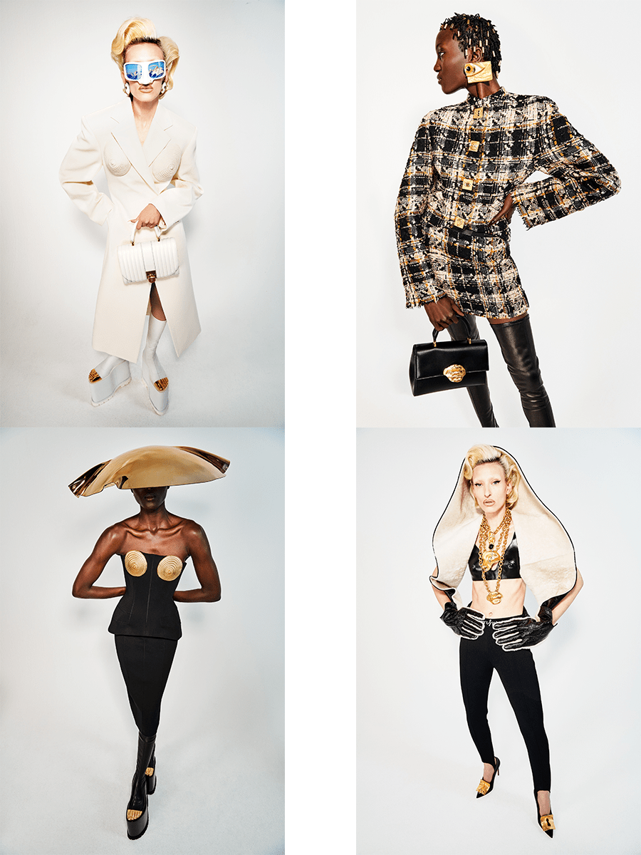 黑色 Schiaparelli 2021秋冬，卓越的胸衣设计，非凡的时尚潮流