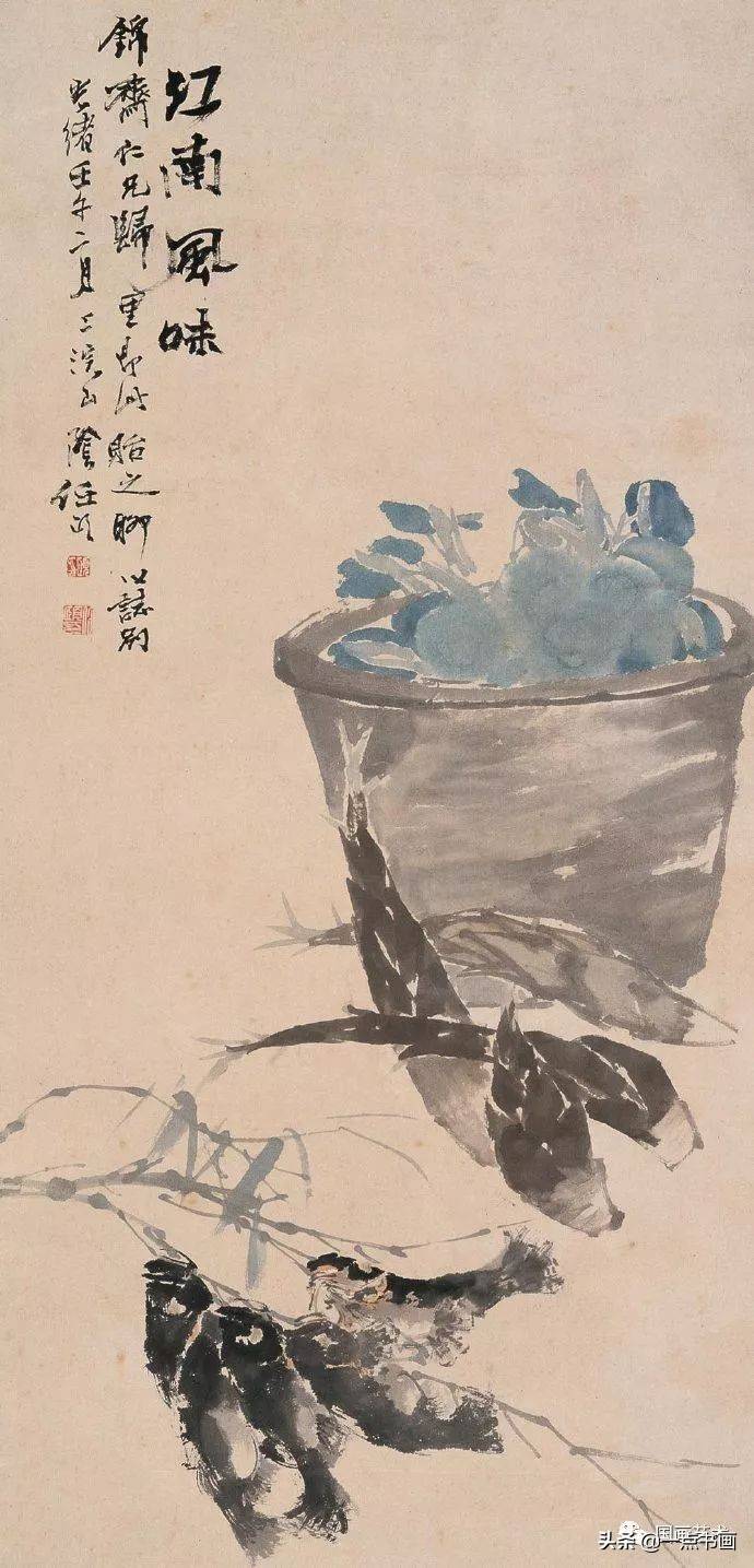 丰姿巧趣—任伯年 花卉作品欣赏