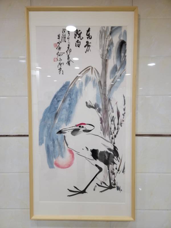 书画展|淮安市举办“欢度国庆”朱传宏书画展