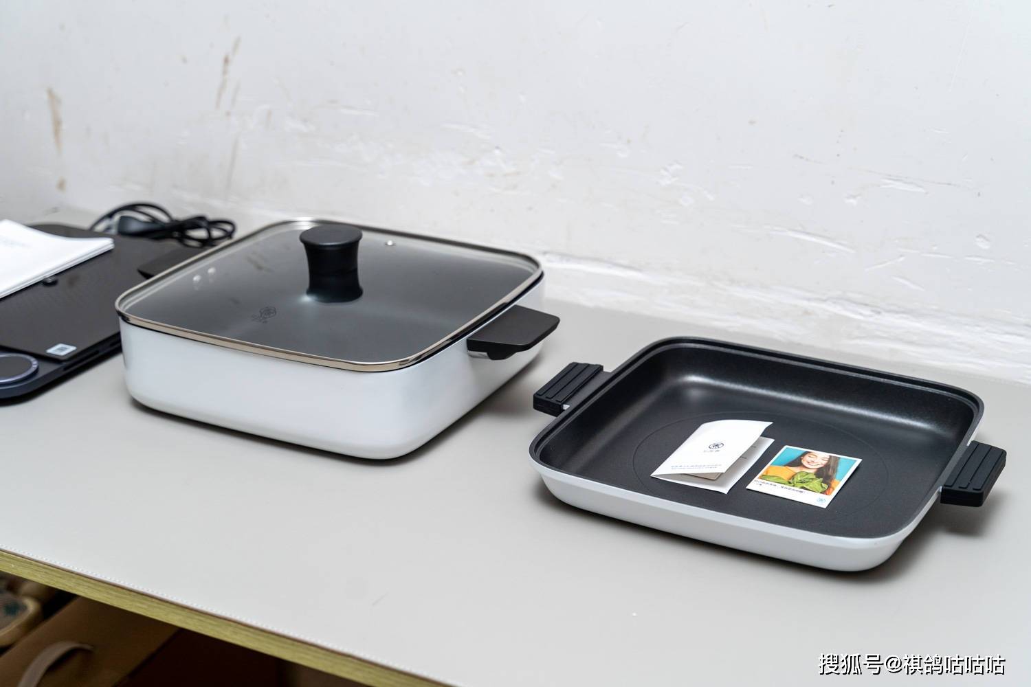 方锅|米家超薄电磁炉搭配知吾煮的锅,炒菜火锅包圆了!