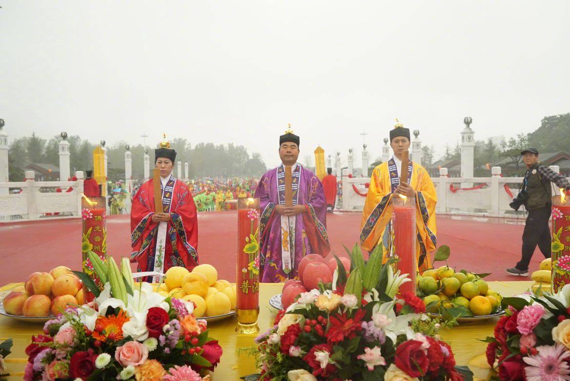 药市|雨中体验清代安国药市开市仪式！保定旅发大会采风首站游览药王庙