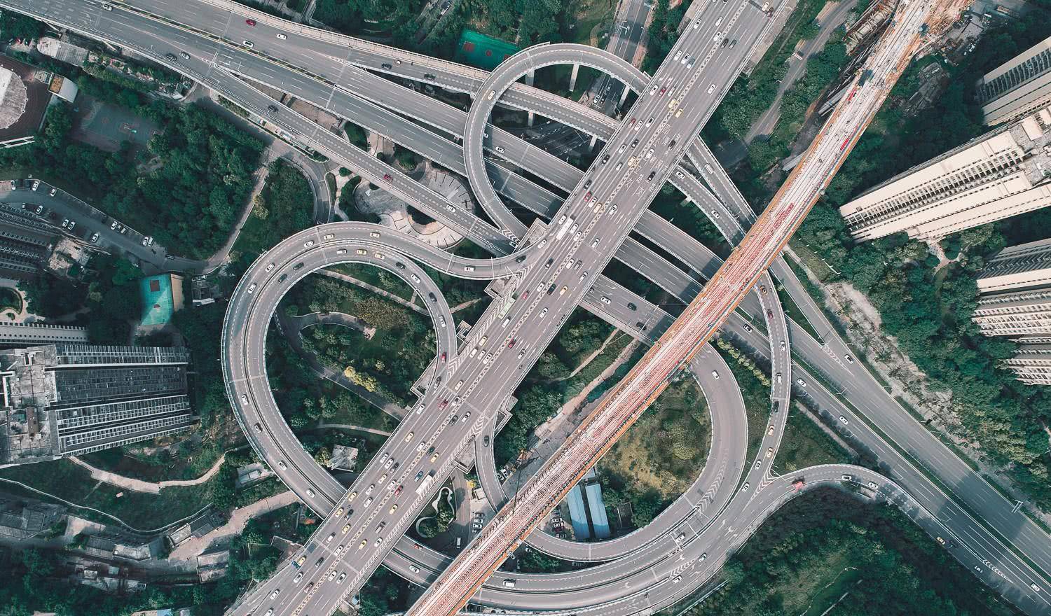 重庆立交桥究竟有多复杂导航已经崩溃专治不服的老司机