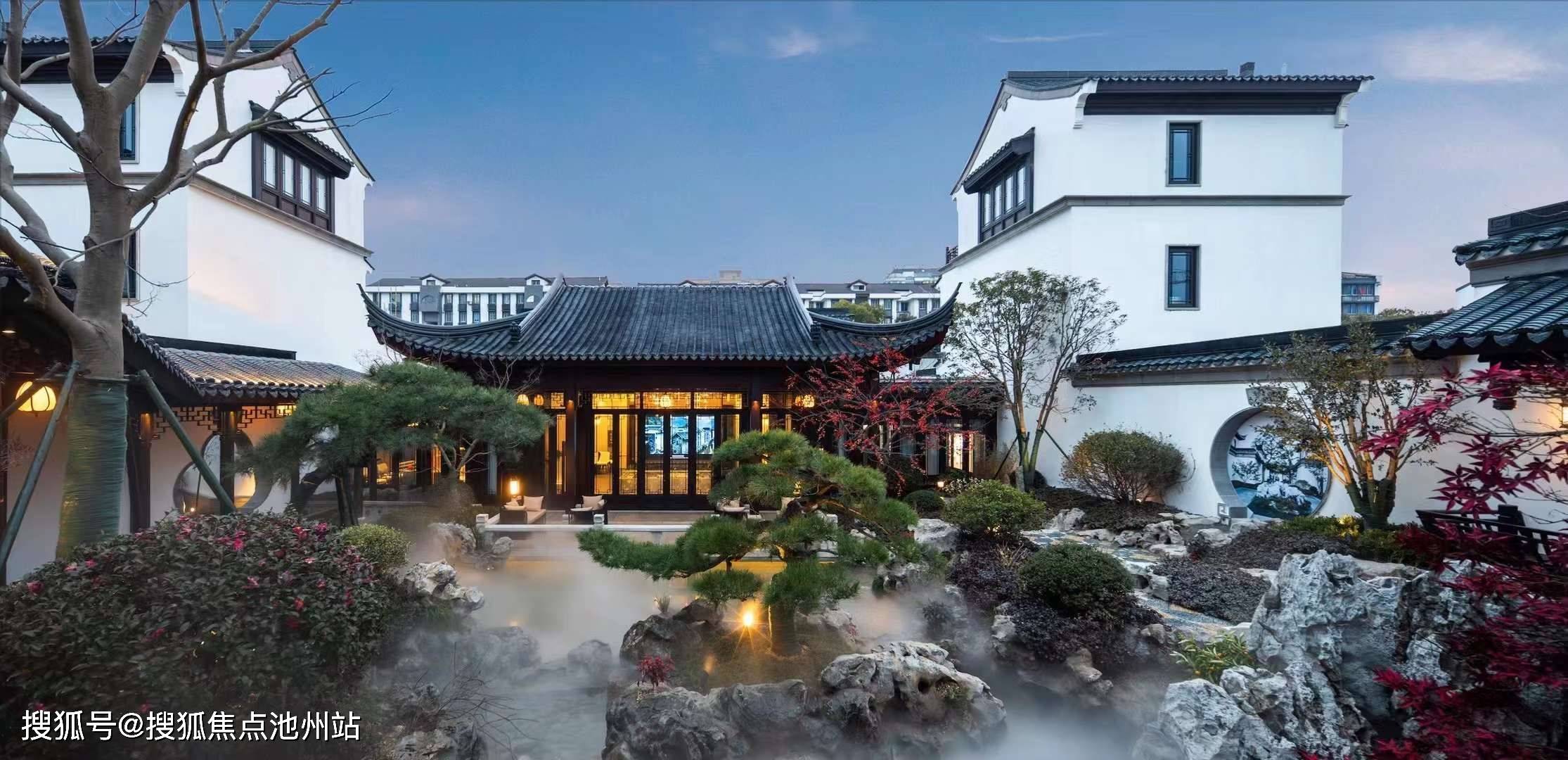 众安·古越郡府建筑面积约216-328㎡纯中式合院,目前验资火热进行中