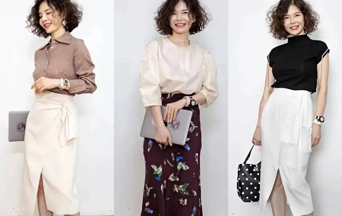 上半身 适合40岁女性的穿搭技巧，学会这3点就够了，简约又有气质感