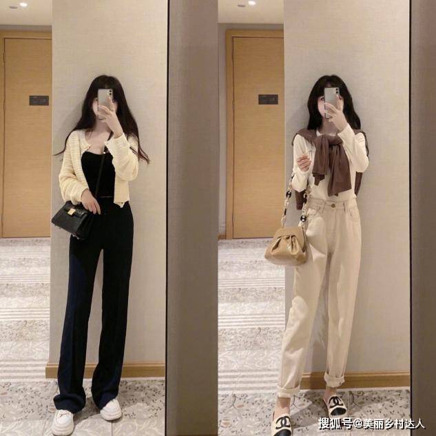 浅绿色 可以直接照搬的气质穿搭，简约舒适又优雅，太值得借鉴