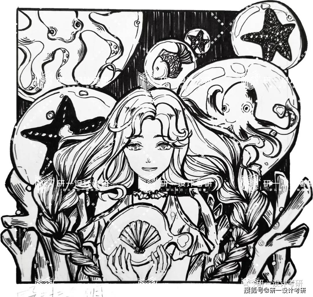 装饰画优秀作品丨研一设计考研优秀作品赏析