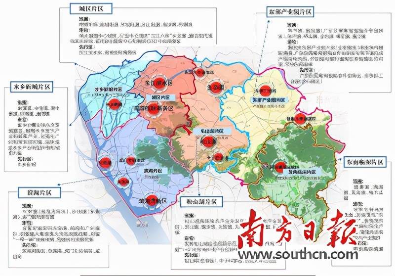 原創重磅東莞六大片區最新tod發展定位2035年交通規劃解析