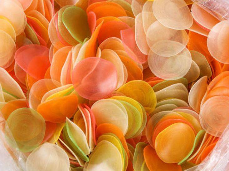 炸彩色虾片怎么吃