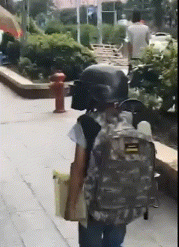 爆笑GIF圖：自從娶了她，我現在說話聲音也大了，我看誰還敢惹我 搞笑整蠱 第5张