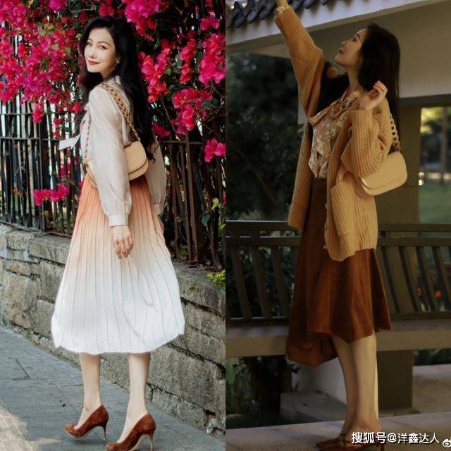 方法 为什么你穿“衬衫+半身裙”不好看？试试这些配色方法，温柔淑女