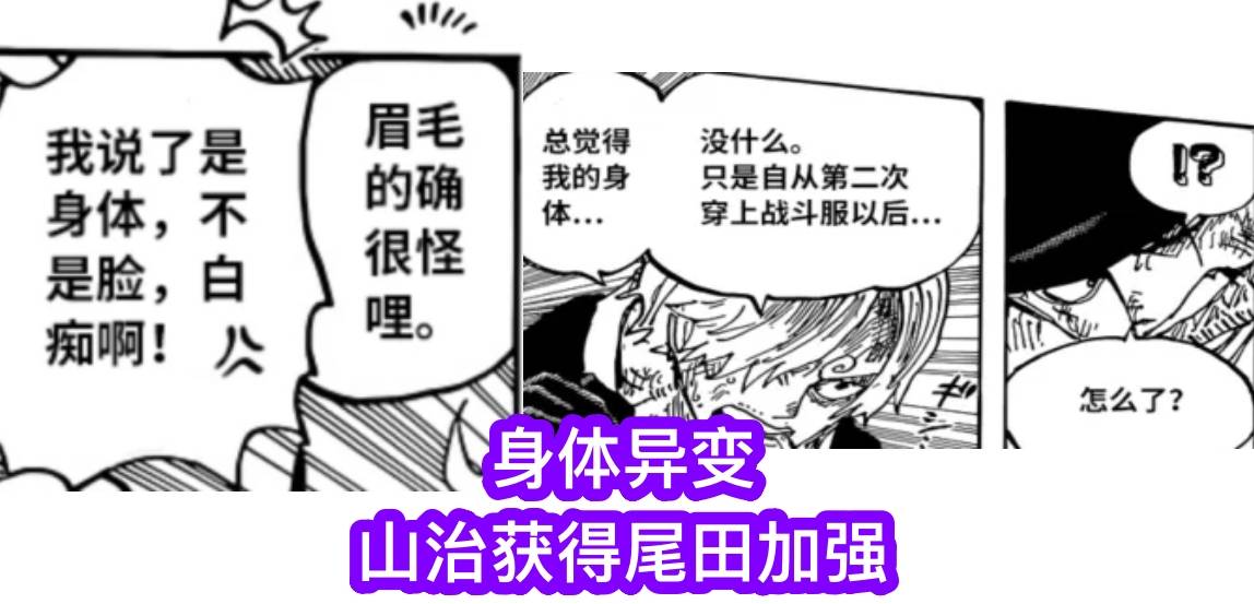 奎因|海贼王1028话：山治史诗级加强，最成功的改造人，能自动修复伤势