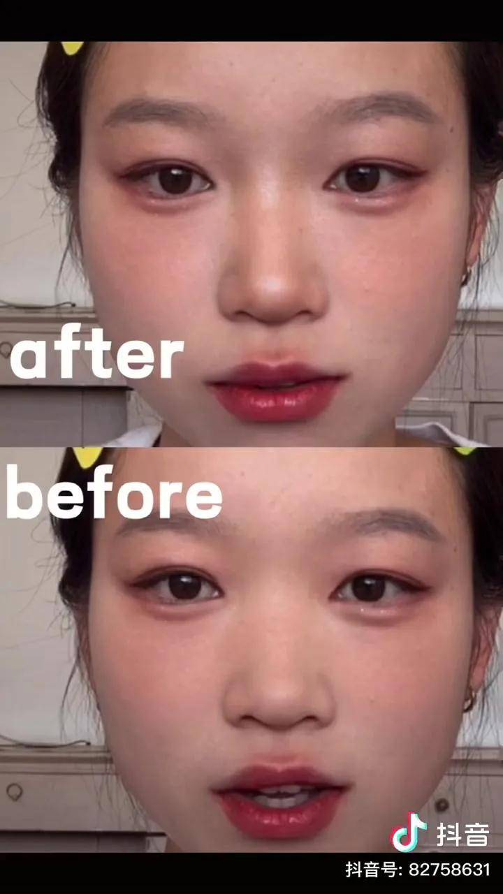 音分从呆瓜素颜到美漫小野猫，堪称徒手整形的抖音换头博主？