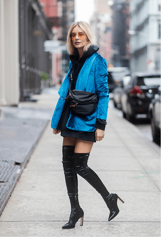 显得 丝绒服装自带“土俗”标签? 穿好了照样有高级感,一点都不廉价