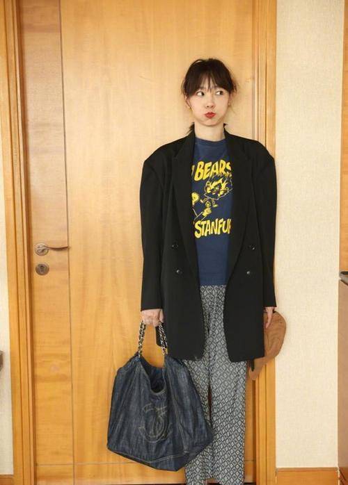 get 初秋不知道怎么穿衣?看看白百何的高级造型,轻松get穿搭指南