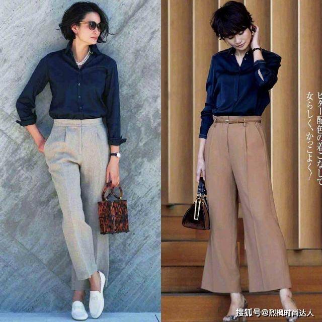 颜色 日本主妇的时尚感真强,50岁大妈穿出30岁的感觉,很值得借鉴