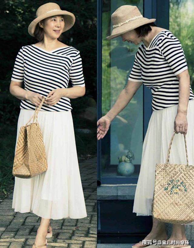 帽子 女人上了年纪,建议多穿“帽子+裙子”,高级又显气质