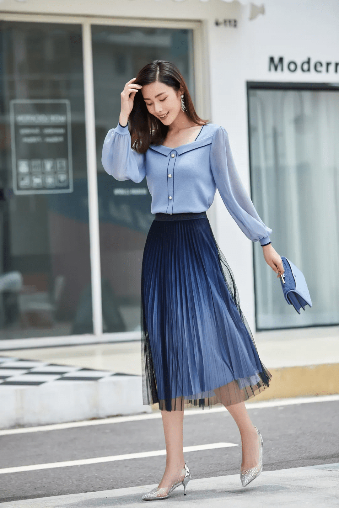 织带 适合秋天穿的裙子，穿上巨仙、巨有气质