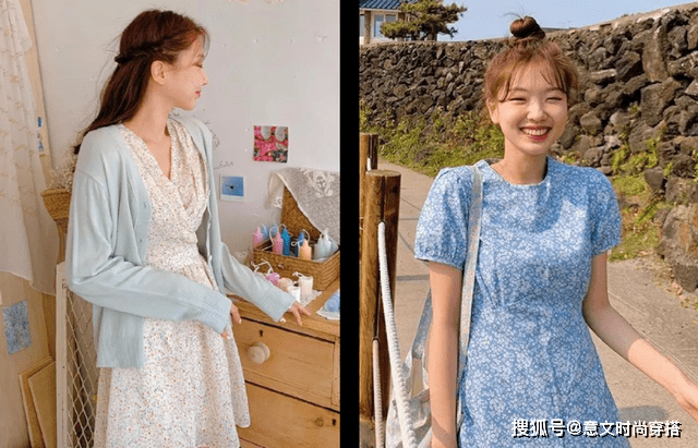 李一桐 碎花裙真的很挑人，一不小心就穿出了“翠花”既视感，你选对了吗