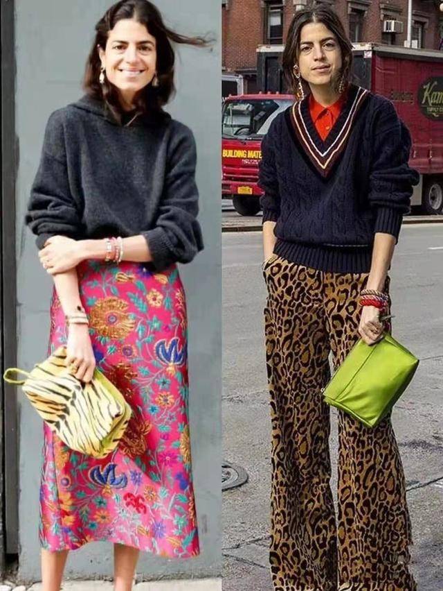 蓝色 想要“穿得美”从色彩入手，这3种色彩搭配方式，可低调可奢华