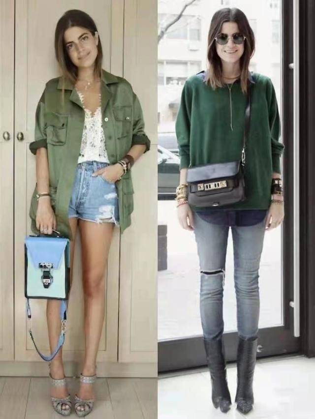 蓝色 想要“穿得美”从色彩入手，这3种色彩搭配方式，可低调可奢华