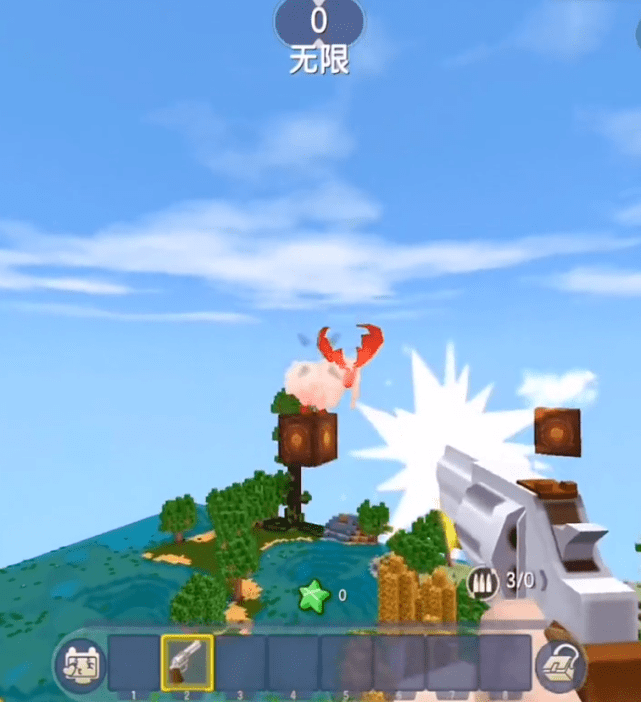 迷你世界羊纸挑战跑酷地图遭遇激光剑阵两秒横渡岩浆池