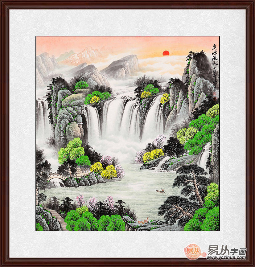 水命和土命适合挂什么画