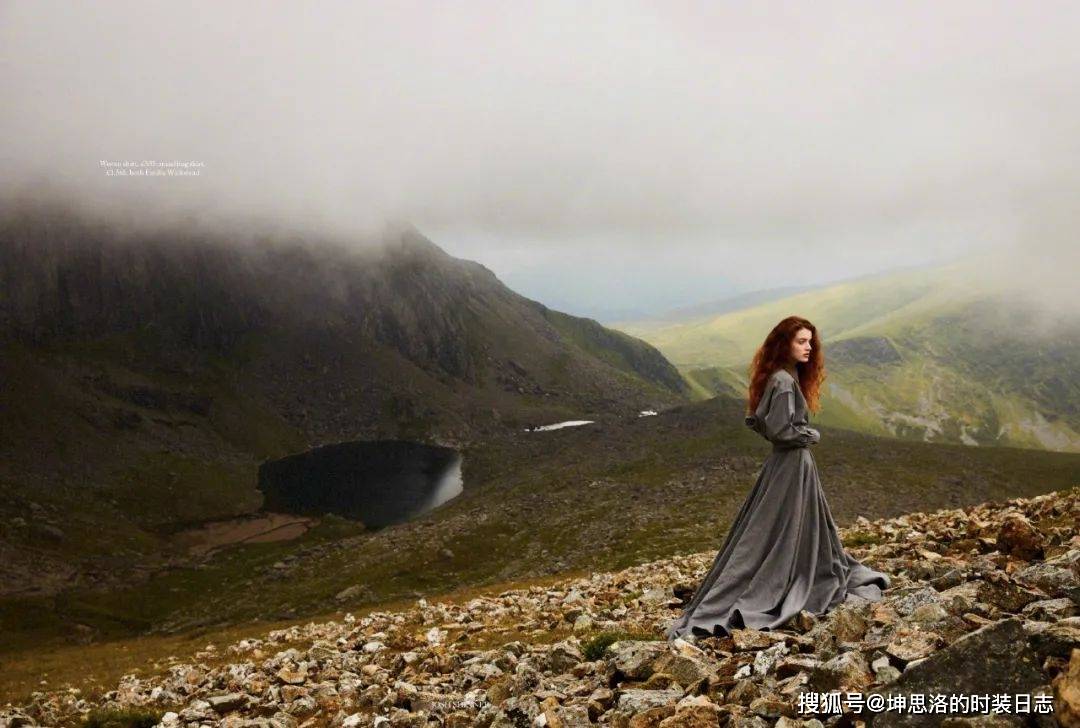 摄影 英国版时尚芭莎2021年十月刊时装大片合辑 浪漫秋日风景