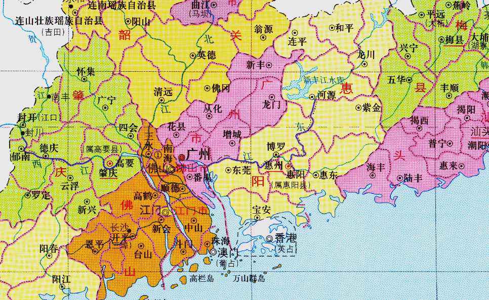 廣東省的區劃調整21個地級市之一廣州市為何有11個區