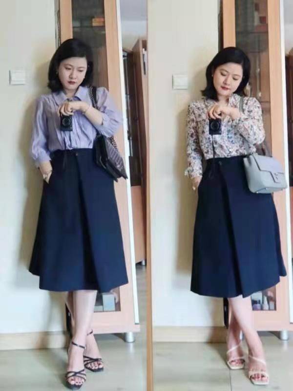 色彩 中年发福不可怕，学会这4种搭配小妙招，微胖型中年女性不用愁