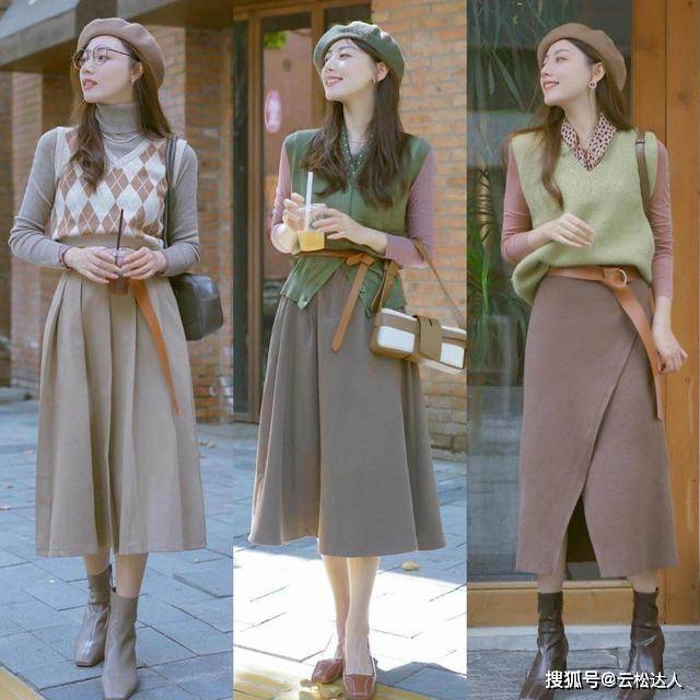 学潮 穿长袖不一定要配长裤,不如学潮人这样穿,轻松提气质