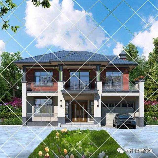 套带车库的农村自建房别墅 每年春节回家都其乐融融 设计