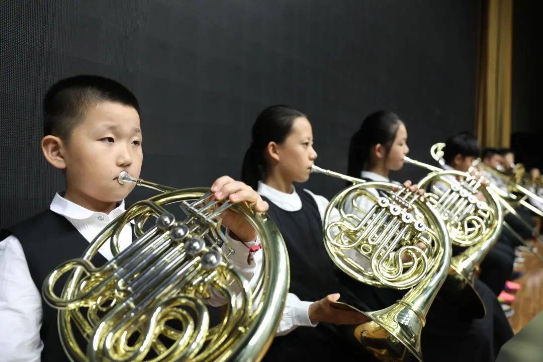 271教育北京市金帆藝術團指揮陳晨來峽小指導學校管樂團建設