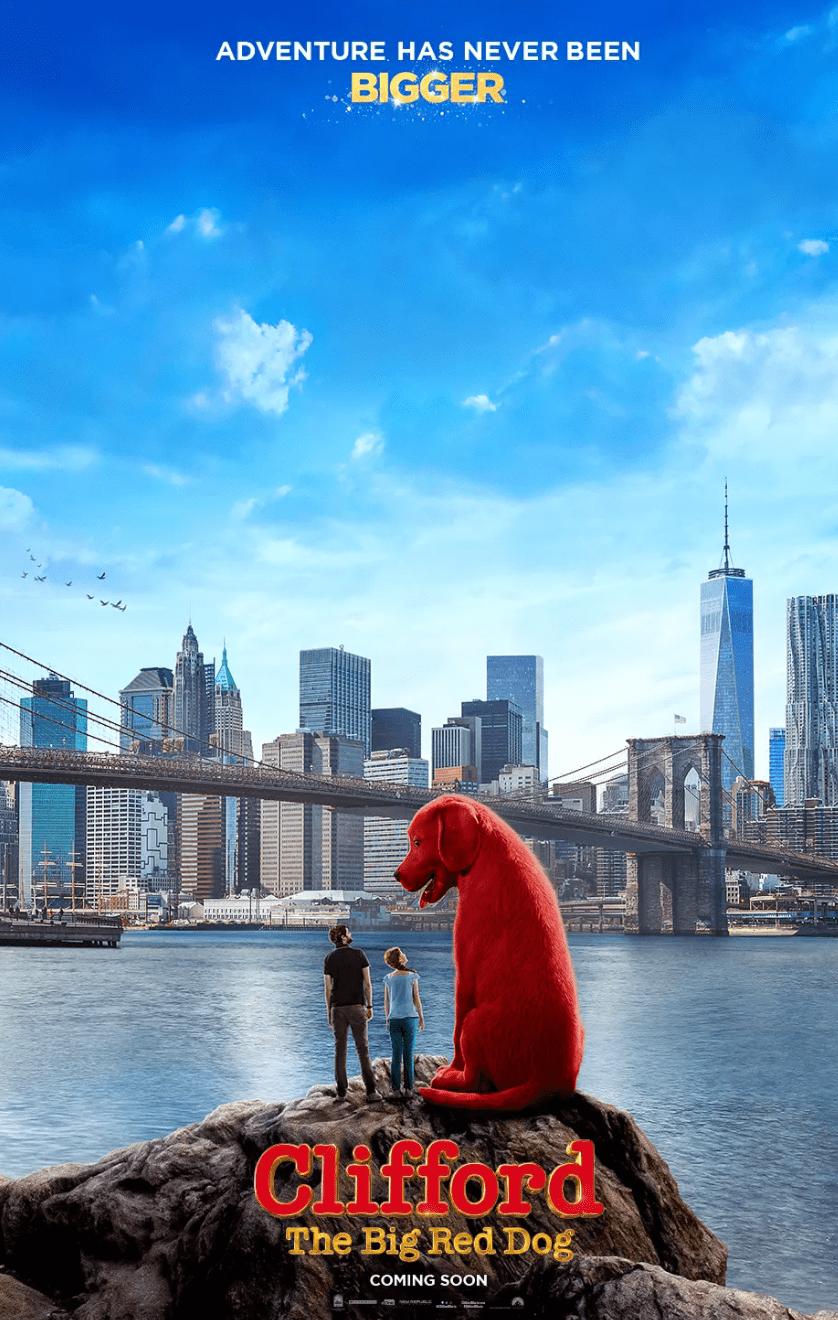 艾米丽|派拉蒙又一新片来了！大红狗高达3米似大楼，卖萌眼神惹人心疼