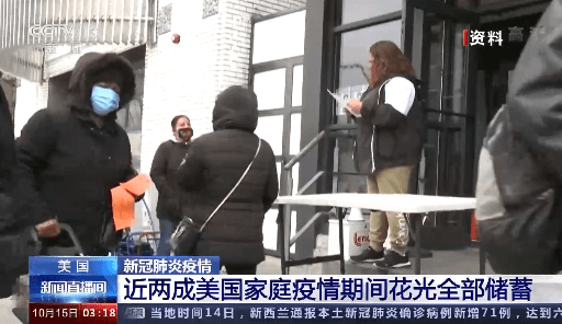 调查|疫情期间20%美国家庭花光积蓄，这些人连房租、看病都难以支付！