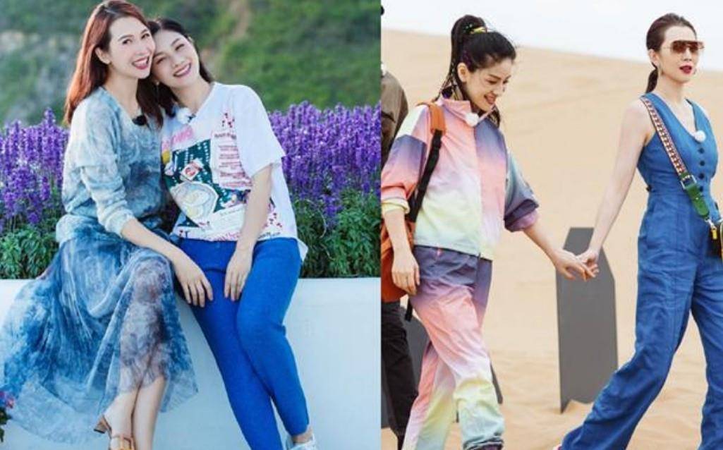 花色 胡可还挺会装嫩，穿花色很重的单品，依旧掩盖不住少女气质