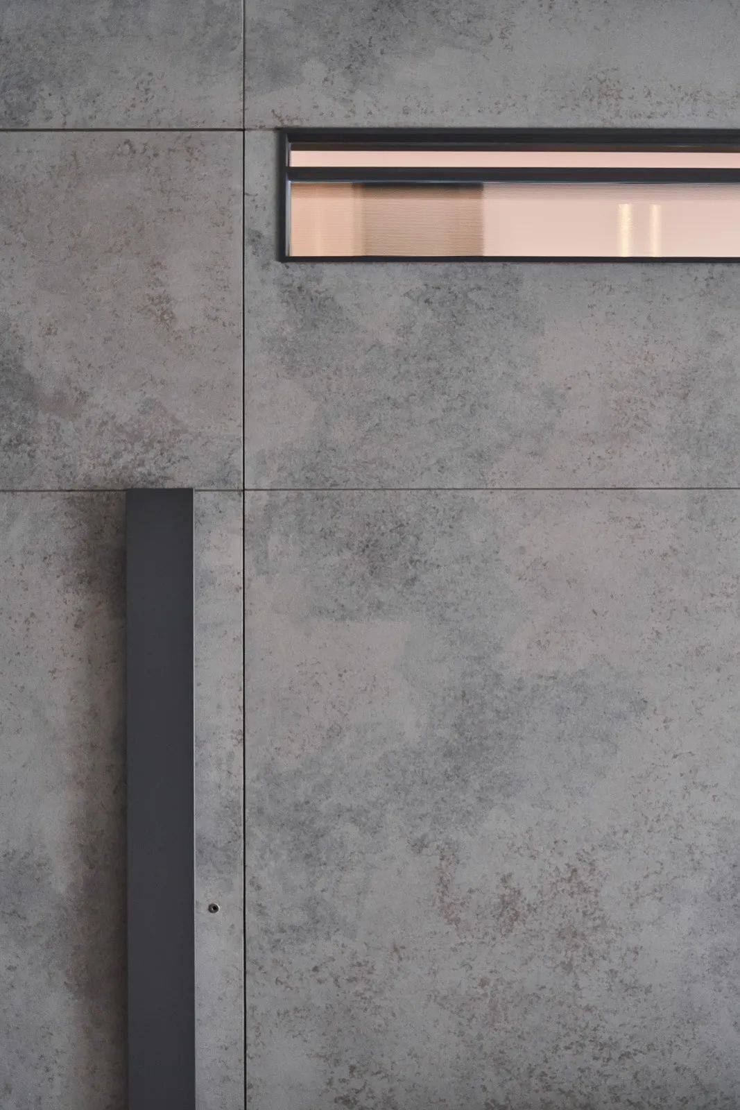 原创100㎡简约工业风低调安静水泥灰装出别样高级的美