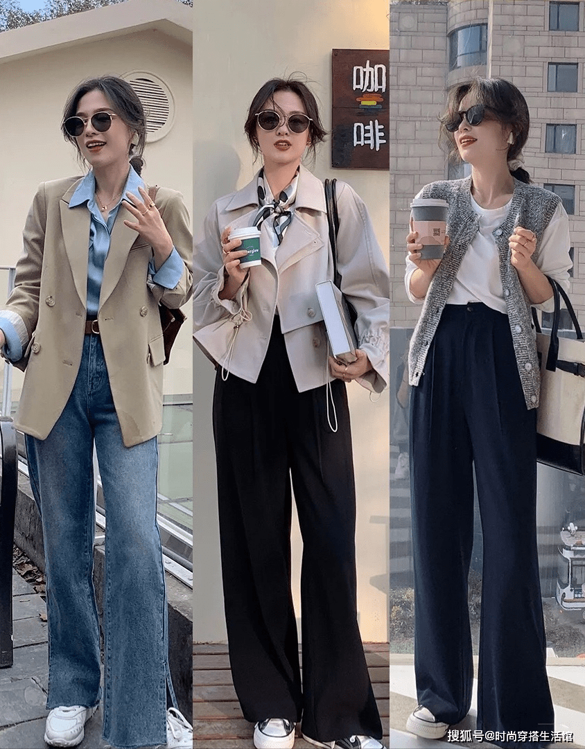 身材 讲真小黑裤过时了，30、40岁女人这样穿，清新减龄又显气质